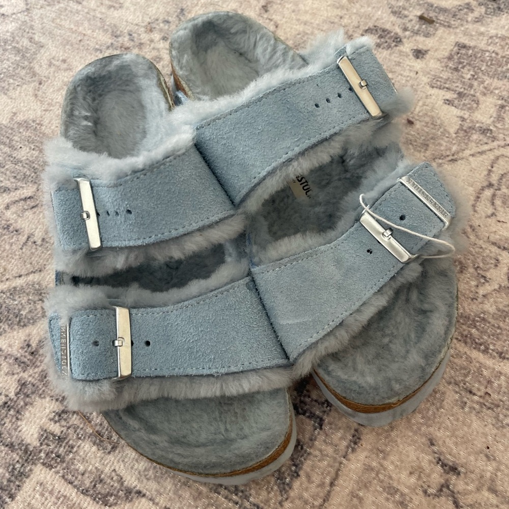 Birkenstock Arizona Shearling Slide